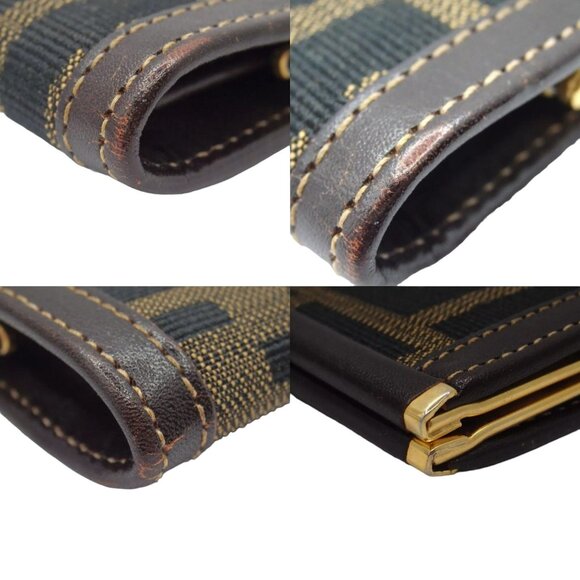 718158AM (V2) Fendi Wallet Brown PVC - Picture 9 of 11